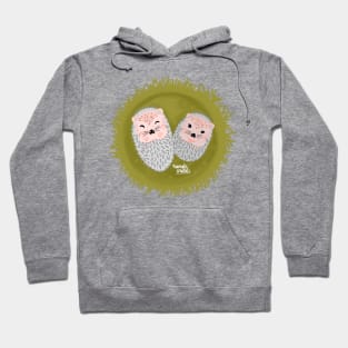 Cuddling hedgehogs Hoodie